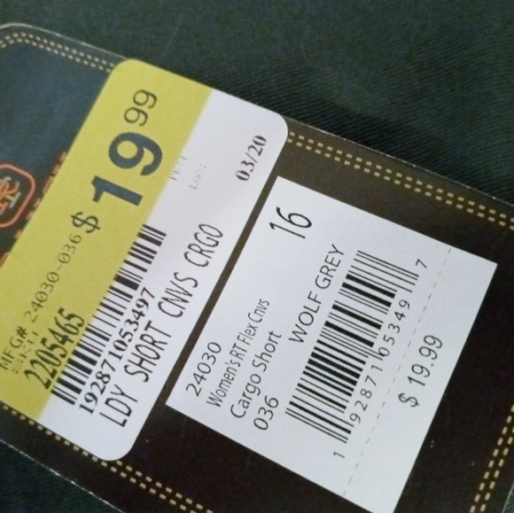 Grey womens shorts - Picture 3 of 6